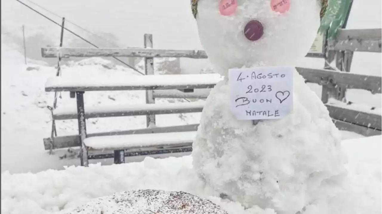 Marmolada, intensa nevicata e temperatura a -6 gradi: «Fa un freddo pazzesco»