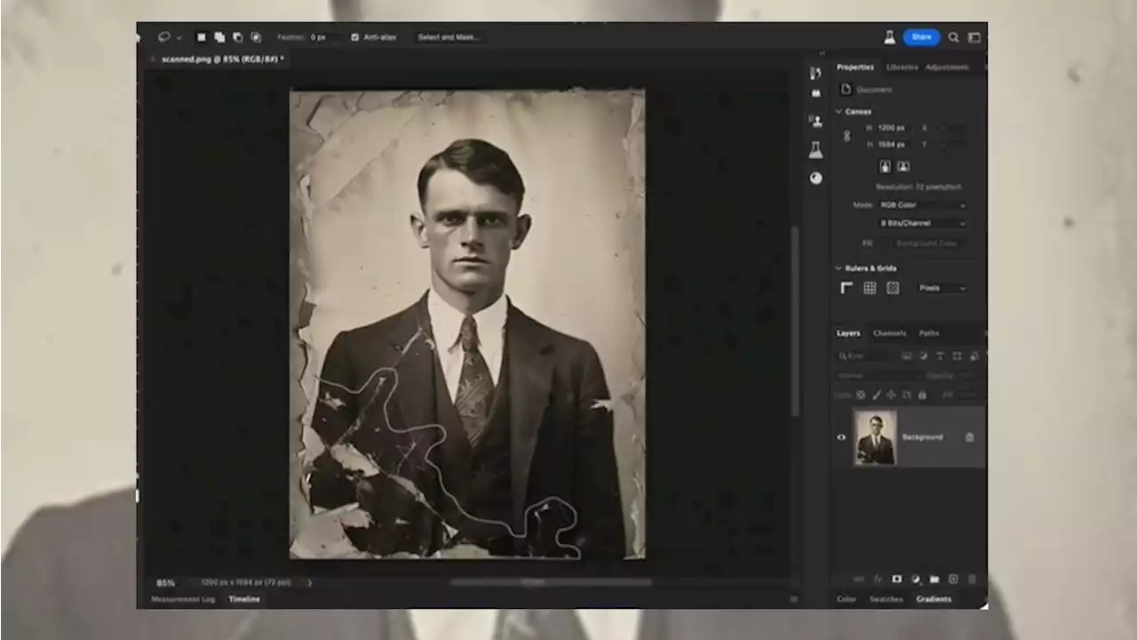 Photoshop Generative Fill looks like a game changer for photo restoration