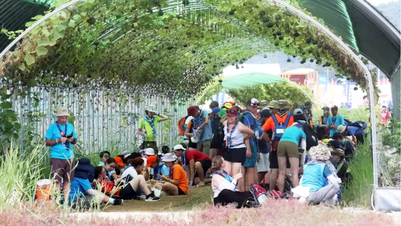 Canadians at World Scout Jamboree to stay at site as others leave due to heat wave in Korea