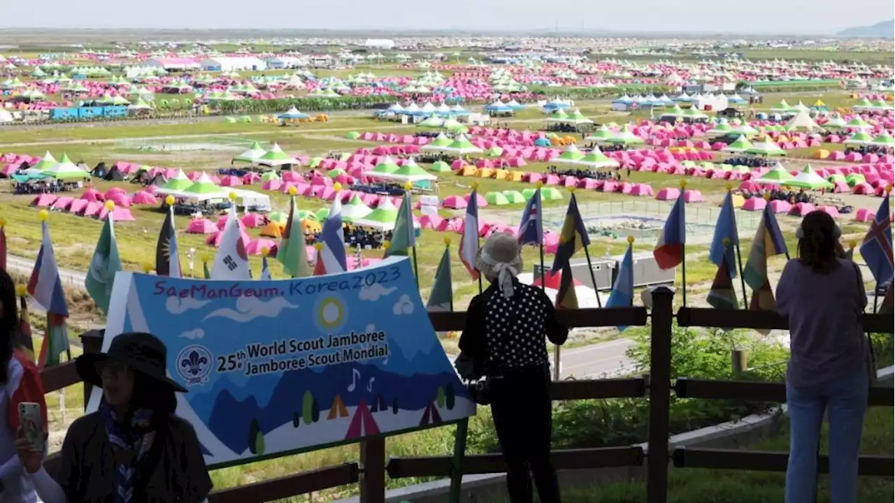 British scouts to leave South Korean Jamboree site after 100 participants suffer heat ailments