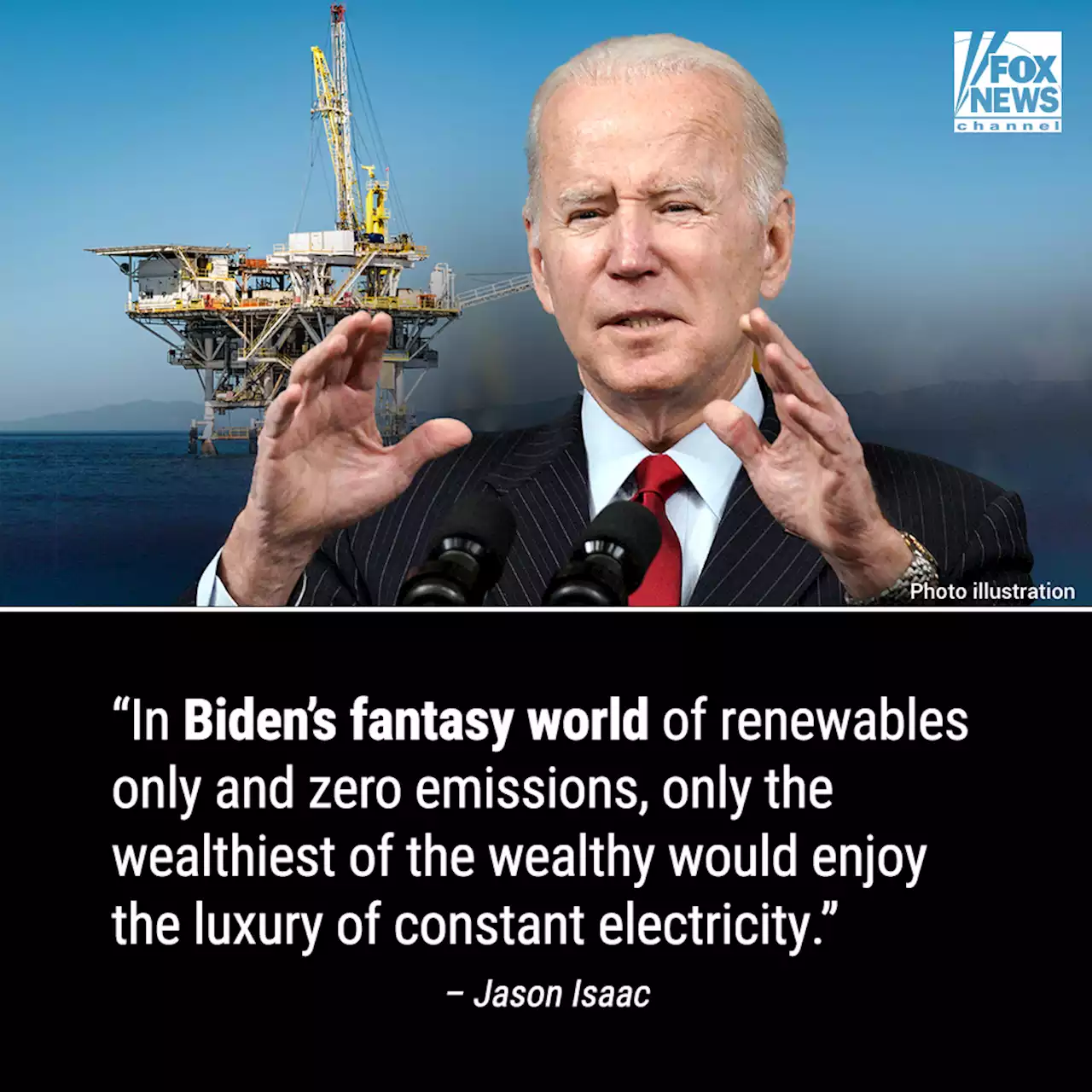 Bidenomics is really just a ploy to destroy American energy