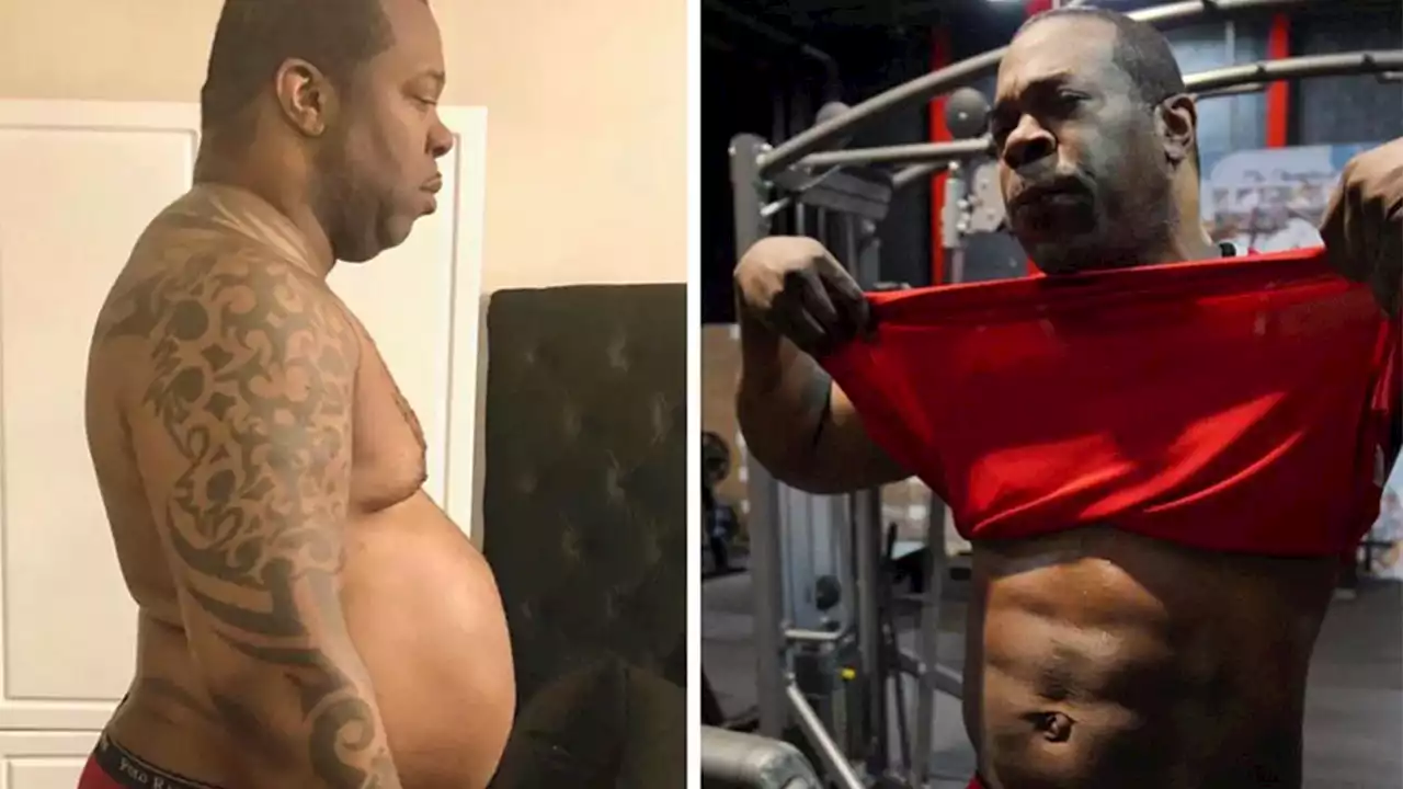 Rapper Busta Rhymes shows off 100-pound weight loss caused by ‘asthma attack’ after sex