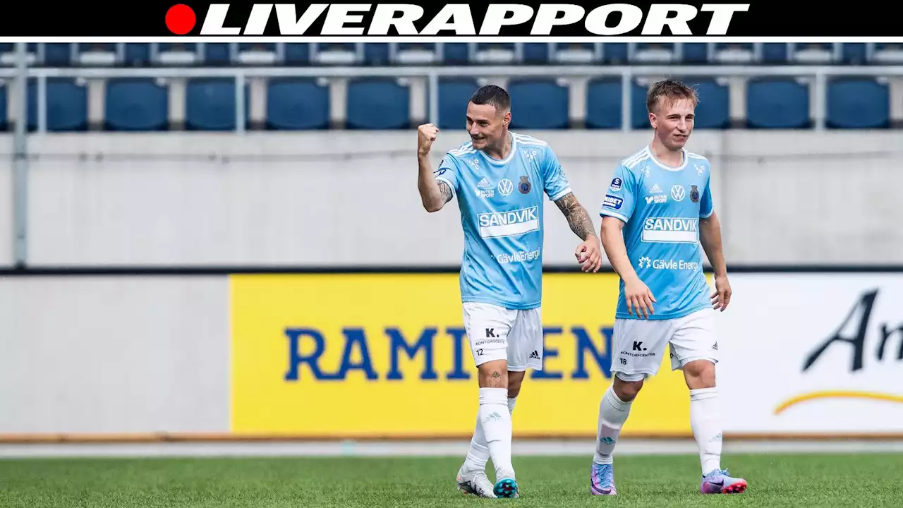 Gefle besegrade Brage med 2–0 – så var matchen