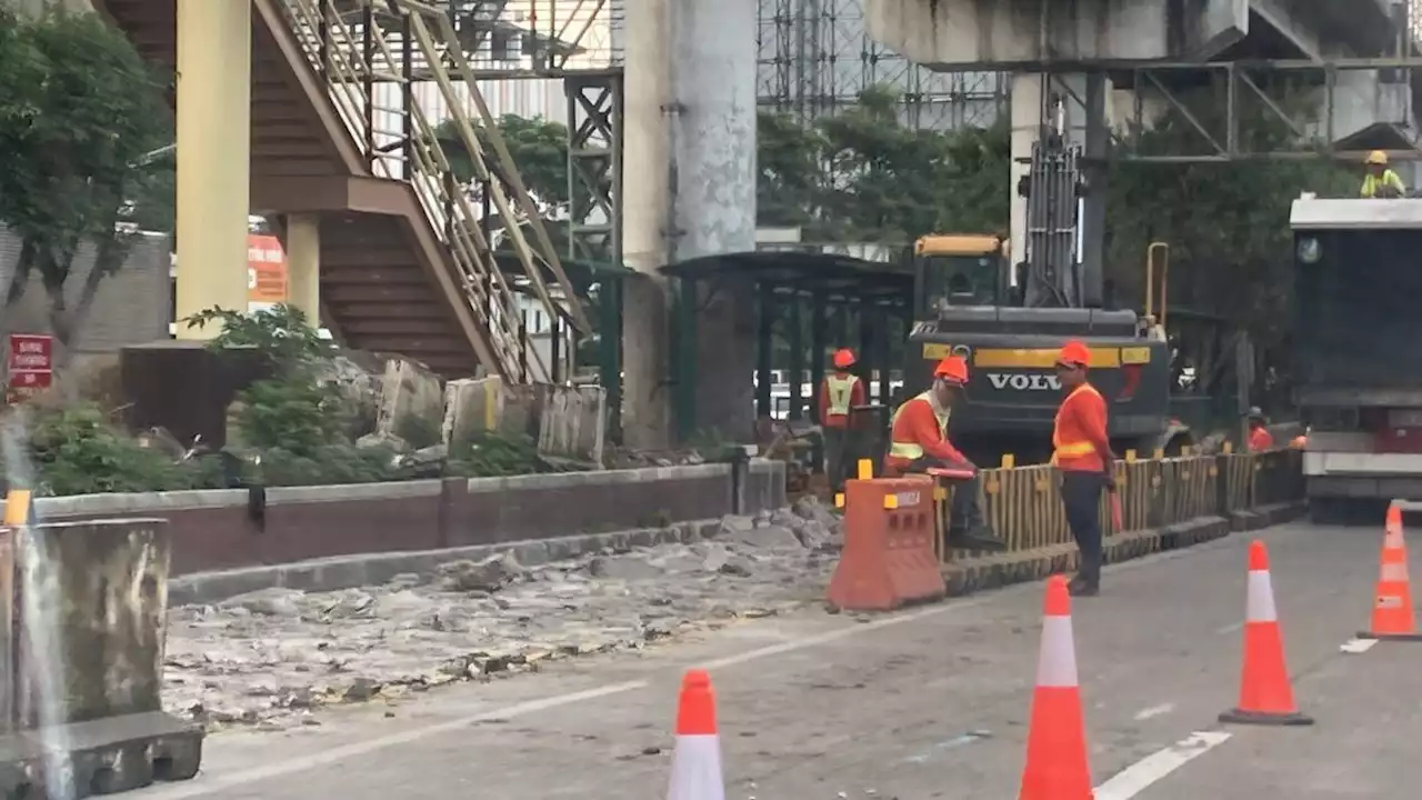 MMDA conducts clearing operations on alternative routes amid EDSA road repairs