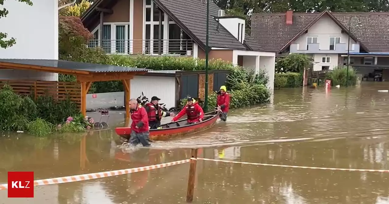 Unwetter: Land unter! Dramatik in Leibnitz und Radkersburg, Feuerwehr schickt 170 Mann Verstärkung