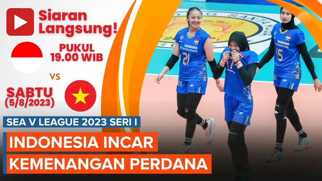 Jadwal Siaran Langsung Timnas Voli Putri Vs Vietnam, Main Pukul 19:00 WIB