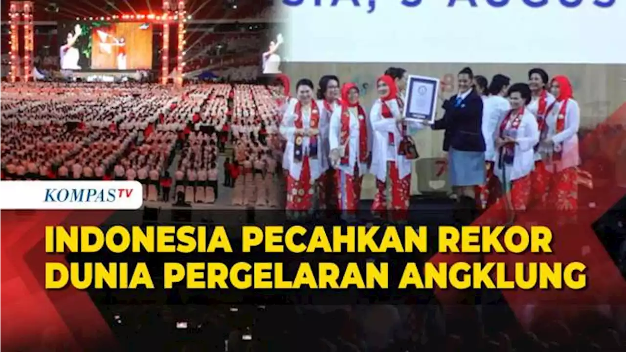 Momen Indonesia Pecahkan Rekor Pergelaran Angklung Terbesar di Dunia, 15.240 Peserta!