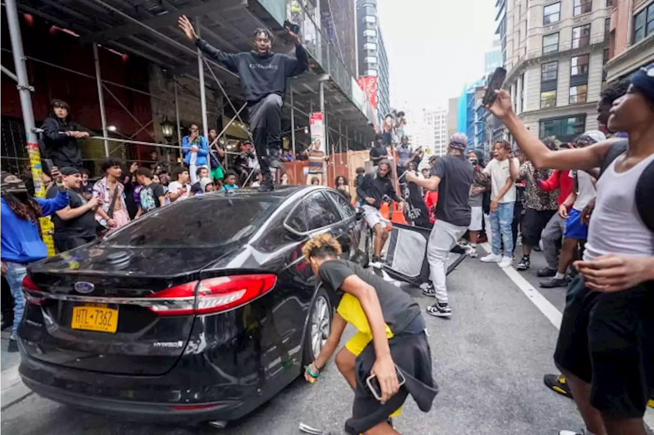 Social media influencer Kai Cenat faces charges of inciting riot after thousands cause mayhem in NYC