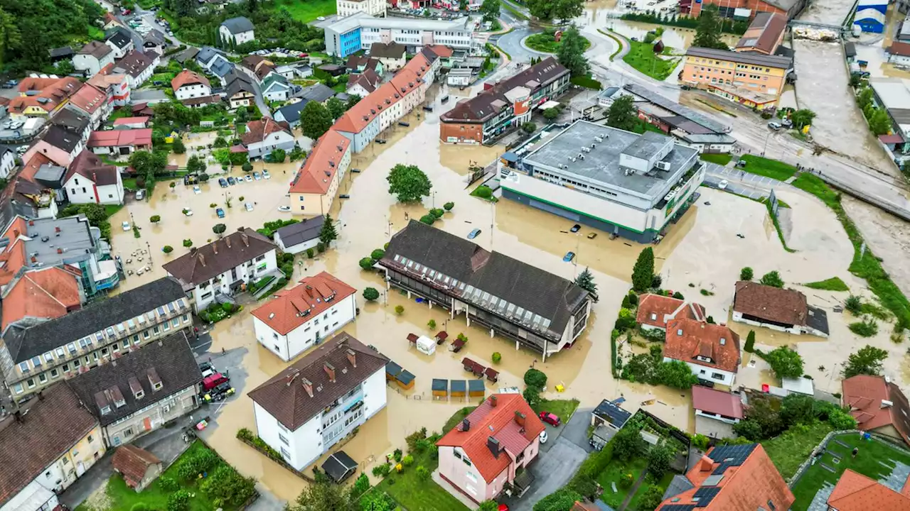 Schon vier Tote in Slowenien, Kroatien in Sorge