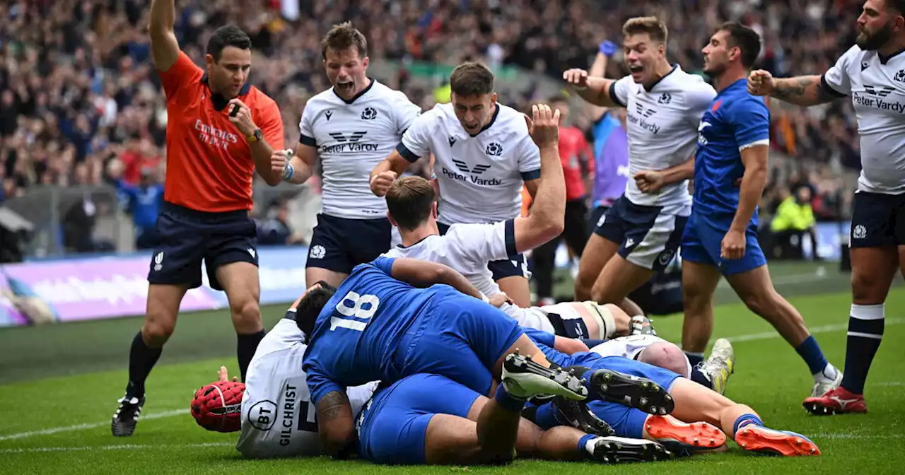 Test-match : le XV de France bute sur l’Ecosse