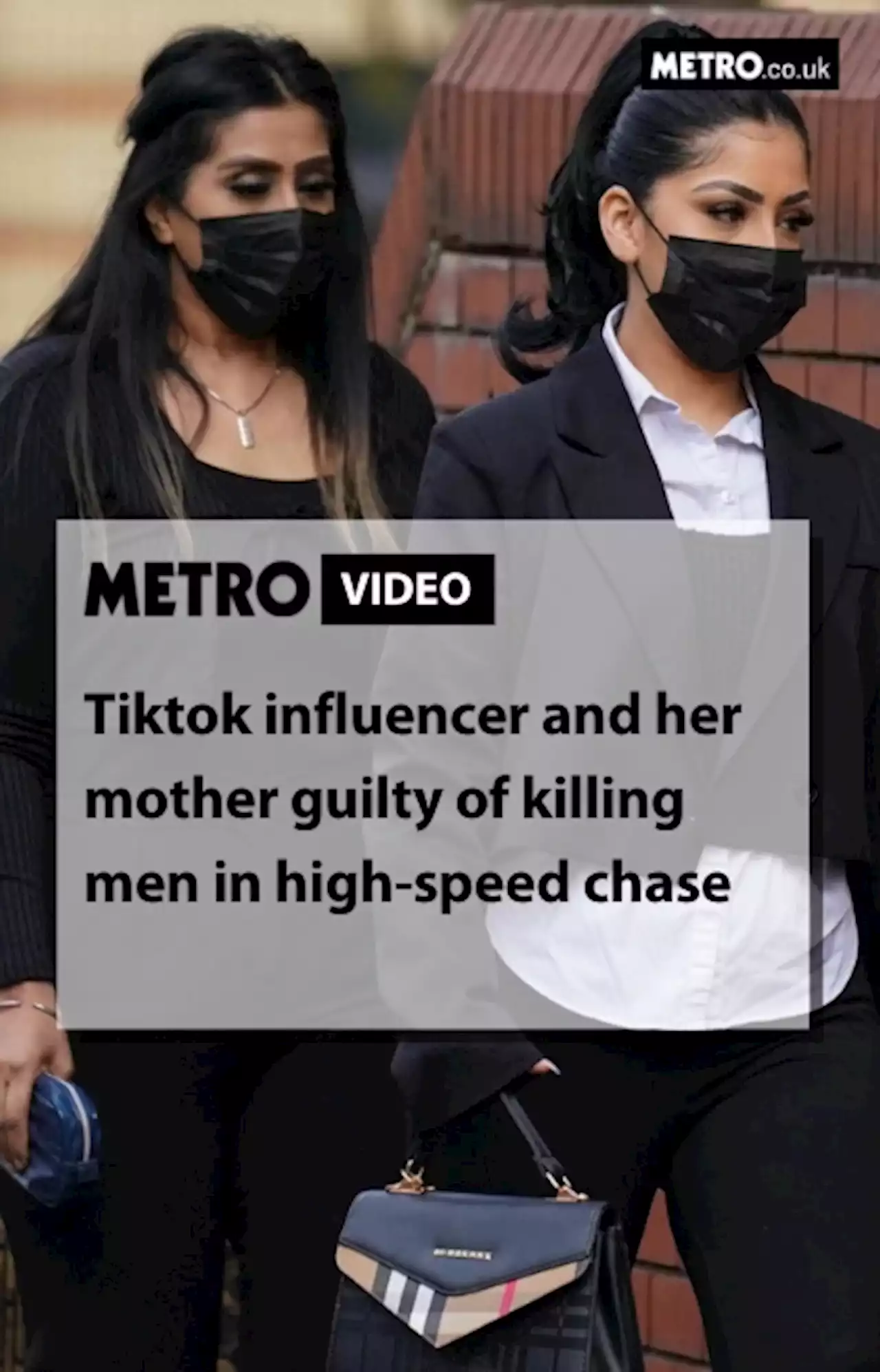 Tiktok influencer and her mum guilty of killing men in high-speed chase