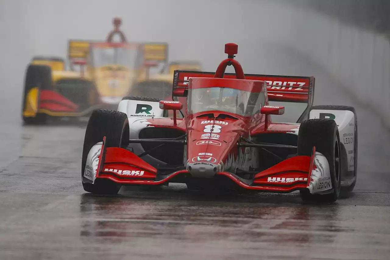 IndyCar Nashville: Ericsson sets fastest time in drenched second practice