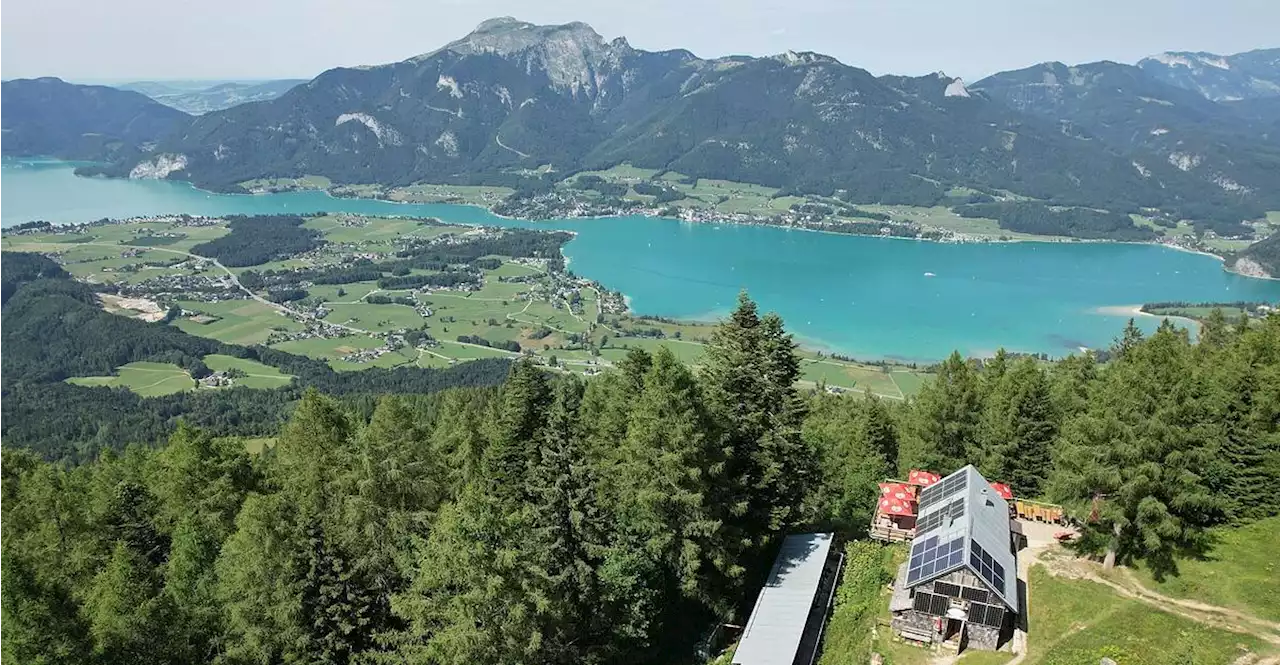 Die Bleckwandhütte: Hoch über dem Wolfgangsee