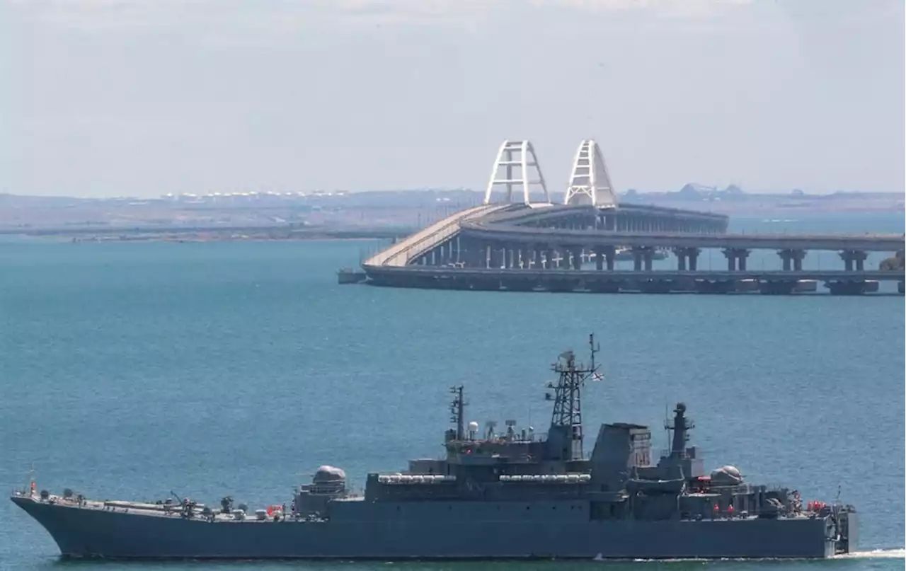 WATCH | Ukraine sea drone hits Russian tanker near Crimea Bridge | News24