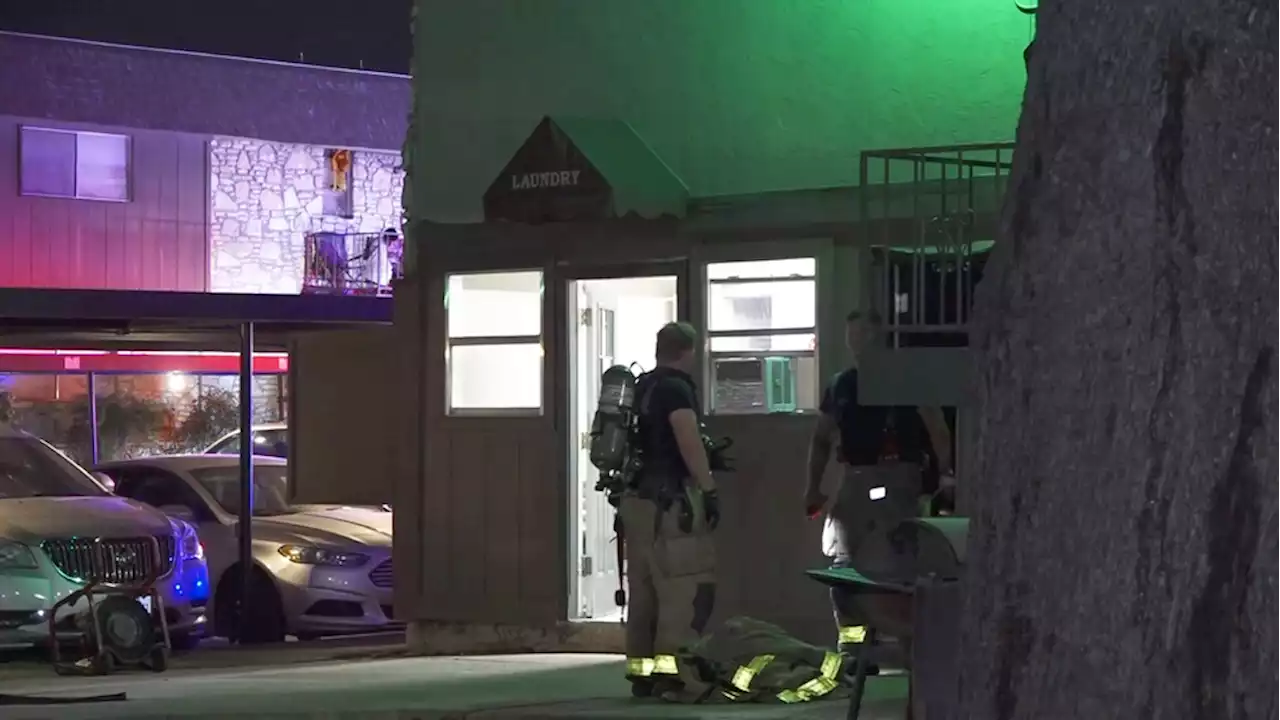 Trash can fire triggers early morning evacuation of apartment building