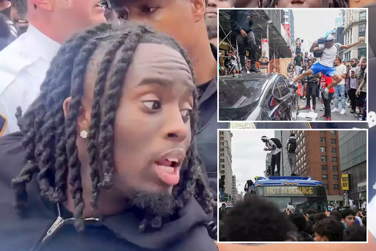 Twitch influencer Kai Cenat to be charged with inciting a riot after Union Square giveaway mayhem