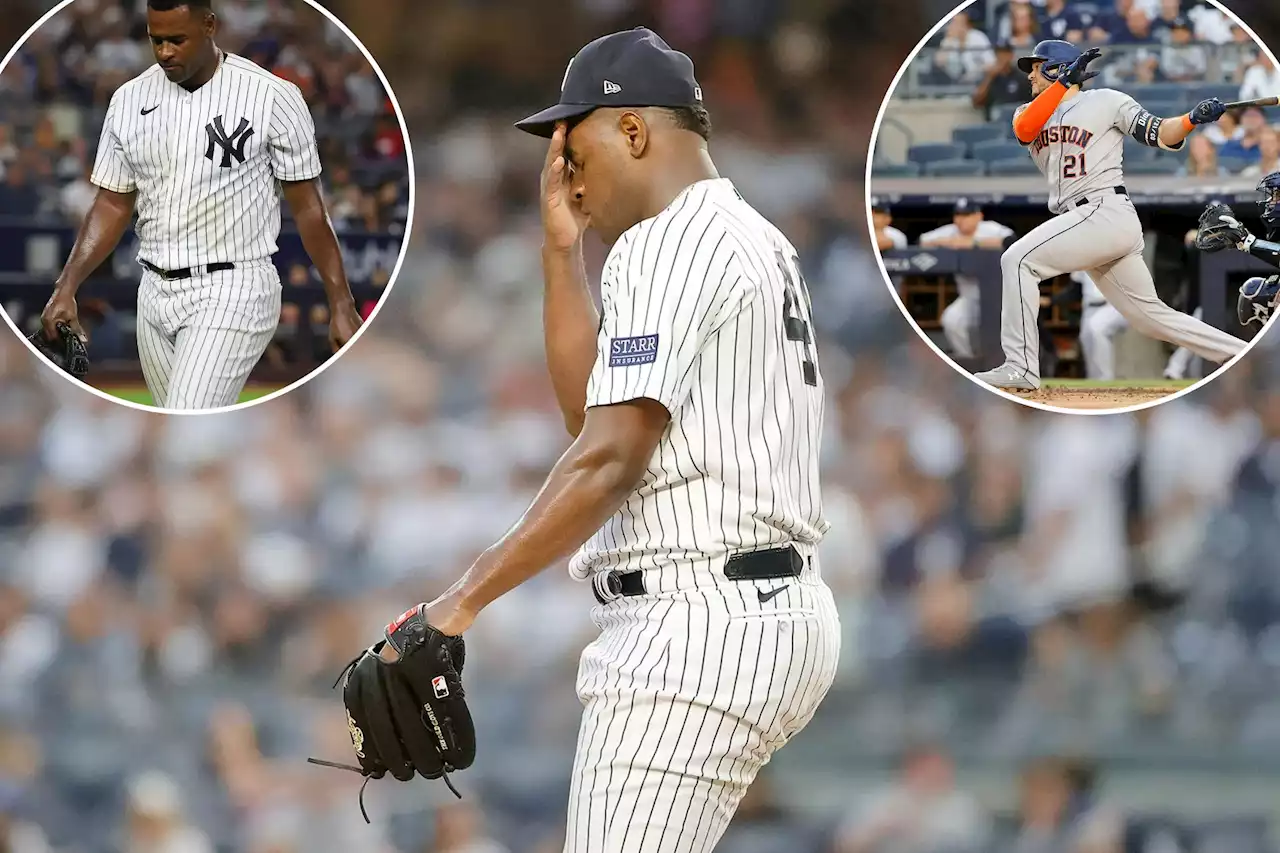 Yankees crushed by Astros as Luis Severino’s brutal season only gets worse