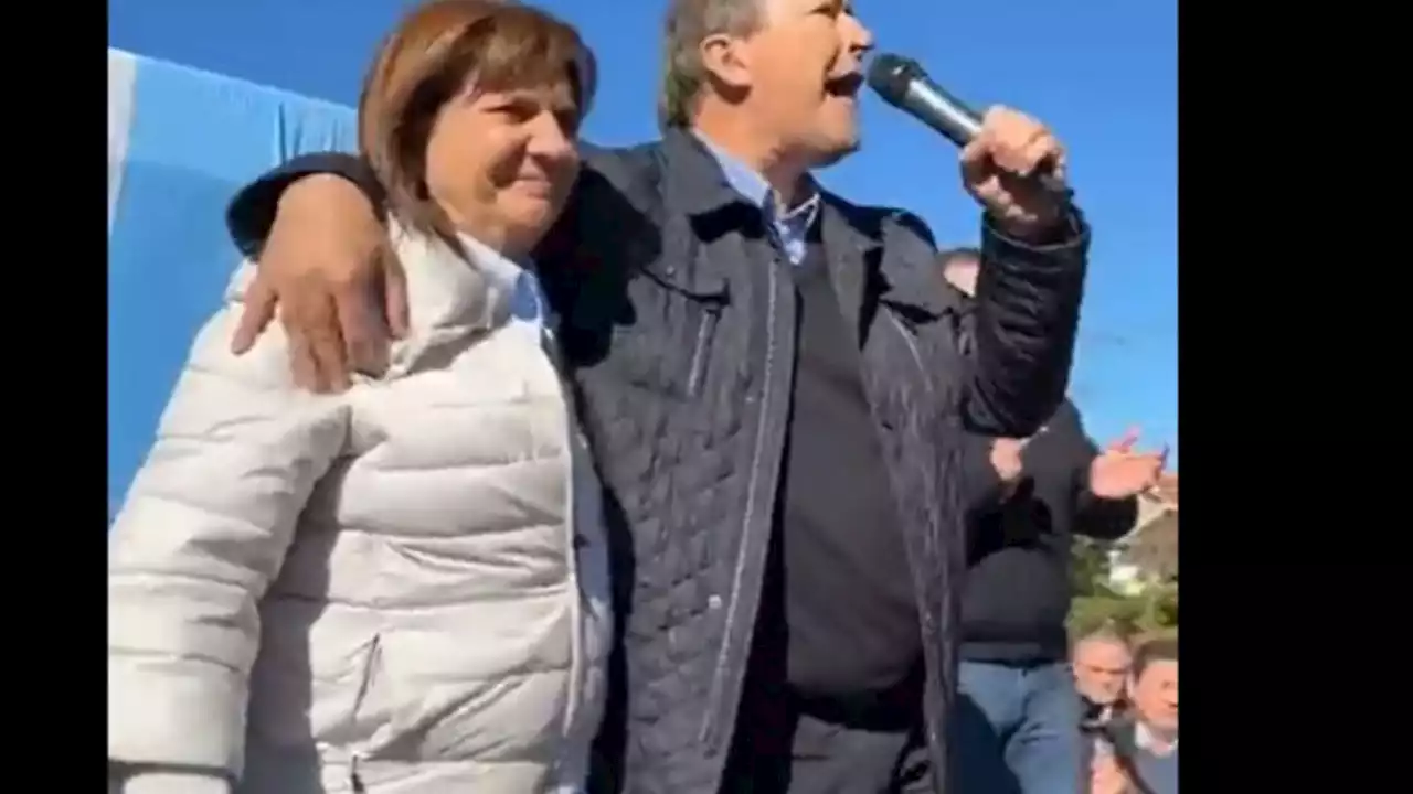 Sanz reapareció para apoyar a Bullrich | En un acto en Mar del Plata