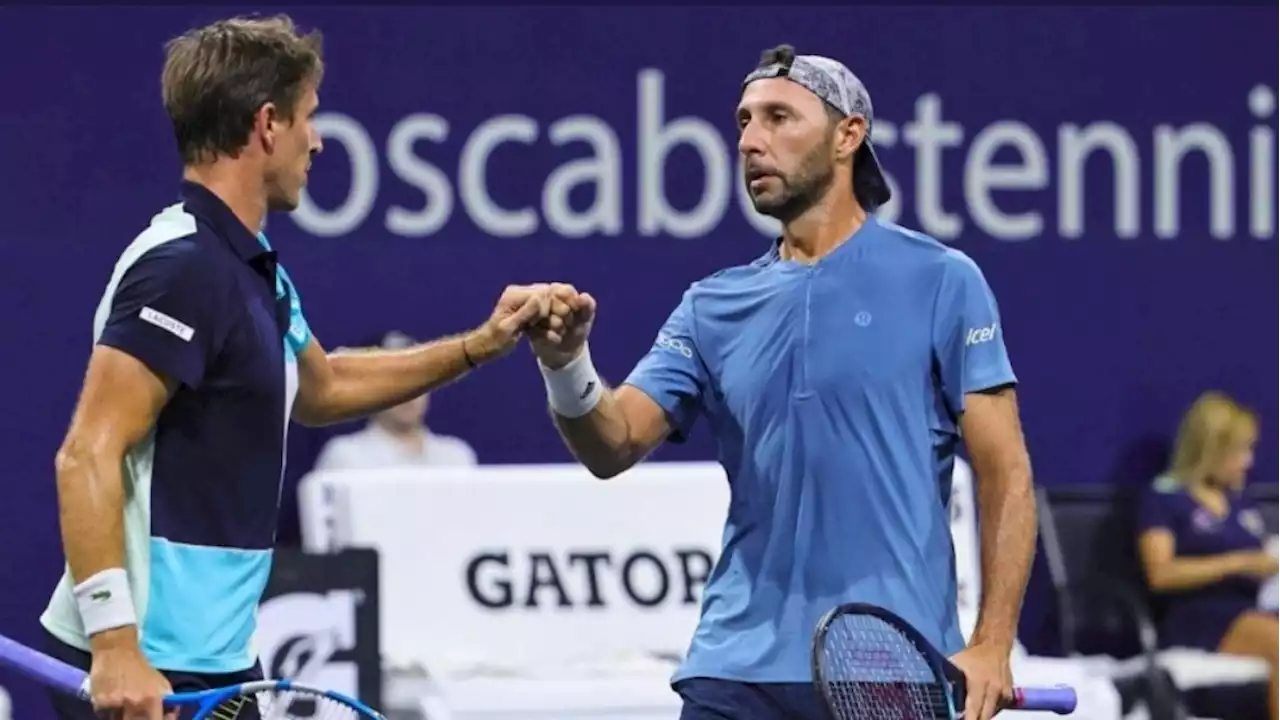 Santiago González y Edouard Roger-Vasselin estarán en la final en dobles del Abierto de Los Cabos