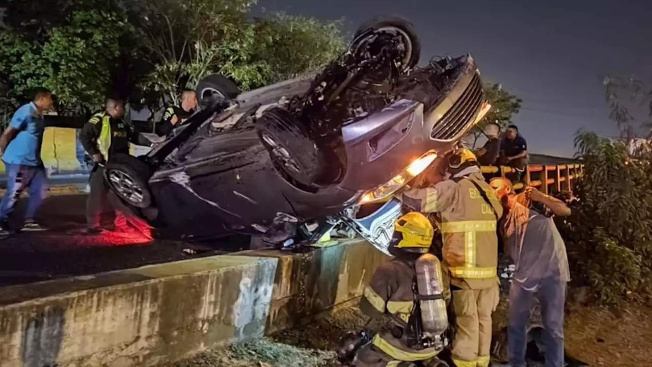 Video muestra fuerte accidente en el Puente de los Mil Días en Cali