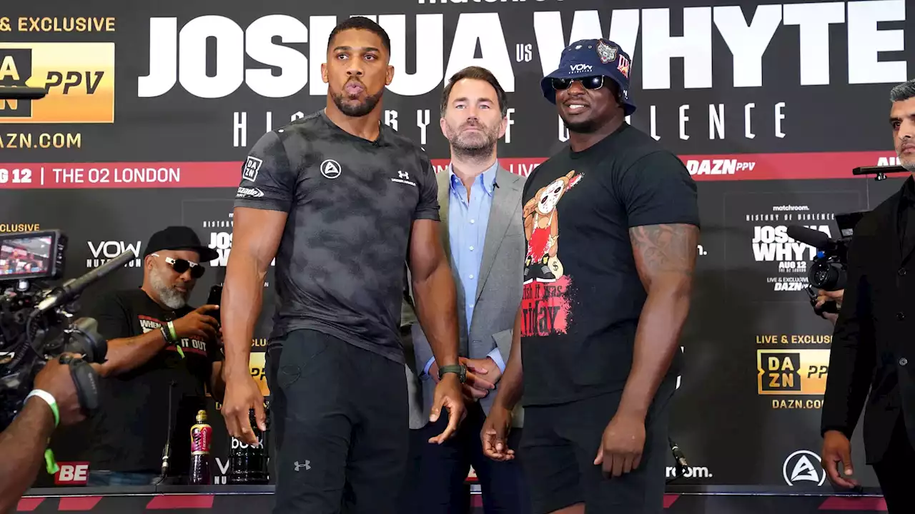 Boxe: Whyte forfait contre Joshua après un contrôle antidopage positif