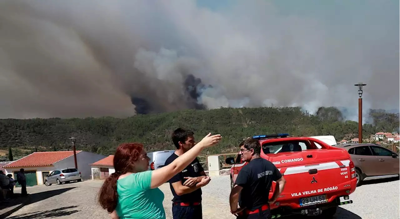 Mais de 1.100 operacionais combatem as chamas em Castelo Branco e Proença-a-Nova