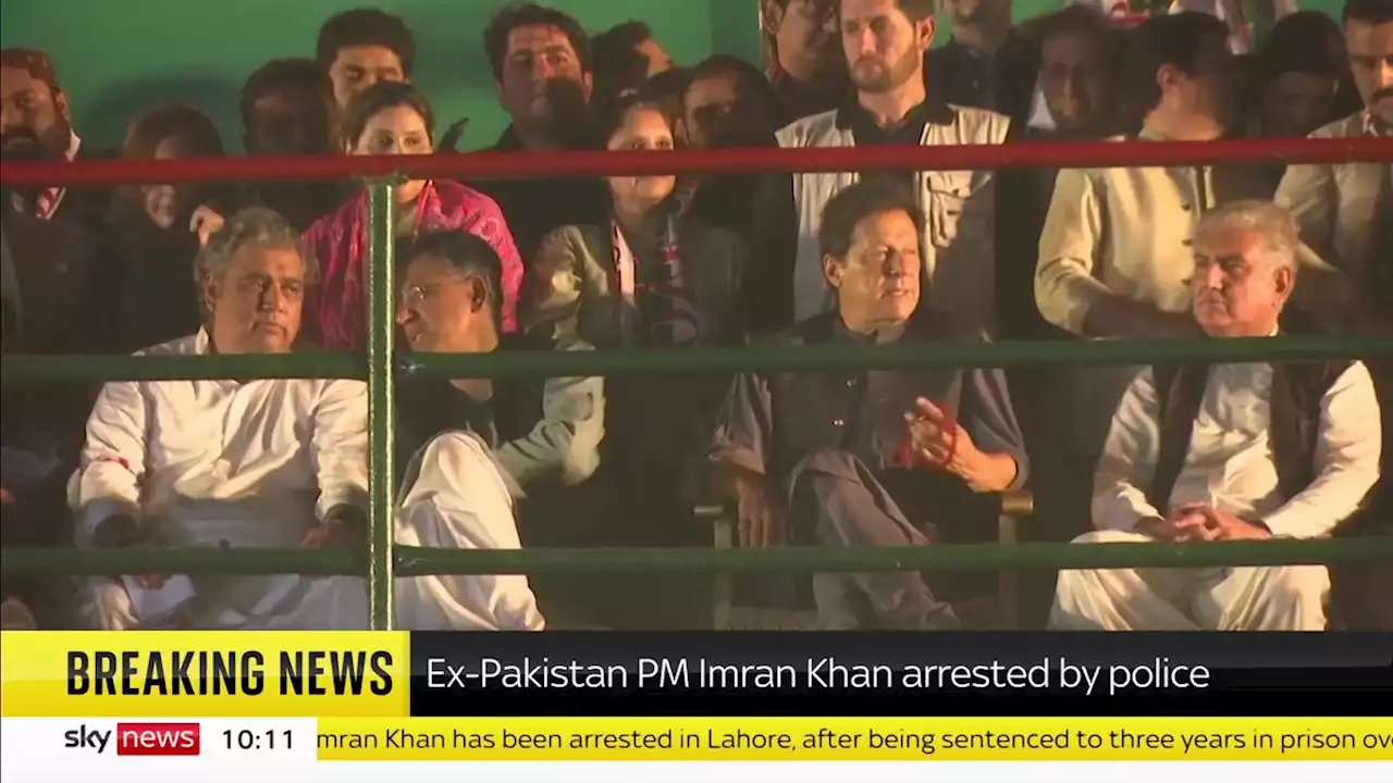 Former Pakistan PM Imran Khan arrested after court hands him three year prison sentence