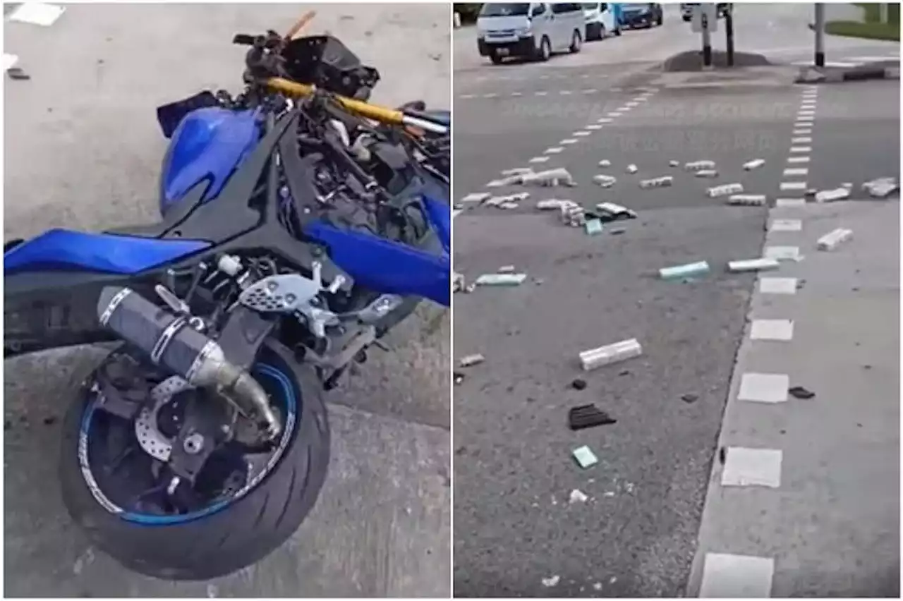 Male motorcyclist, 32, dies after accident in Tuas