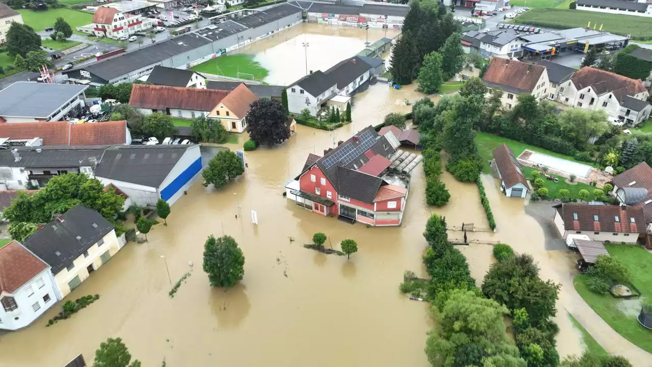 Überflutungen und Unwetter in Österreich und Slowenien