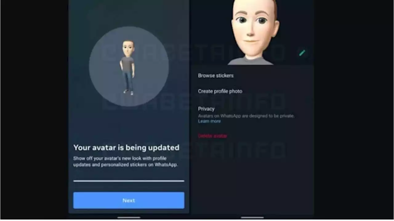 Avatar Animasi Facebook Sudah Bisa Dipakai di WhatsApp