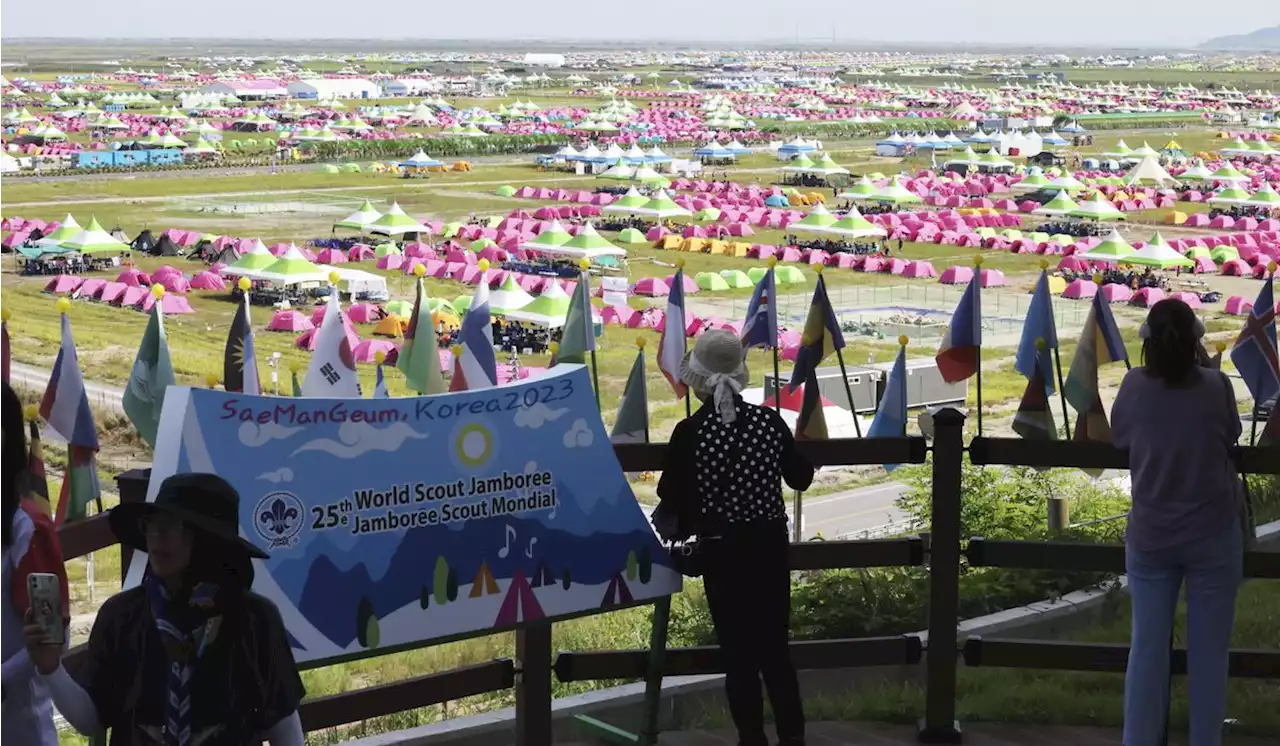 British scouts to leave South Korean Jamboree site after 100 participants suffer heat ailments