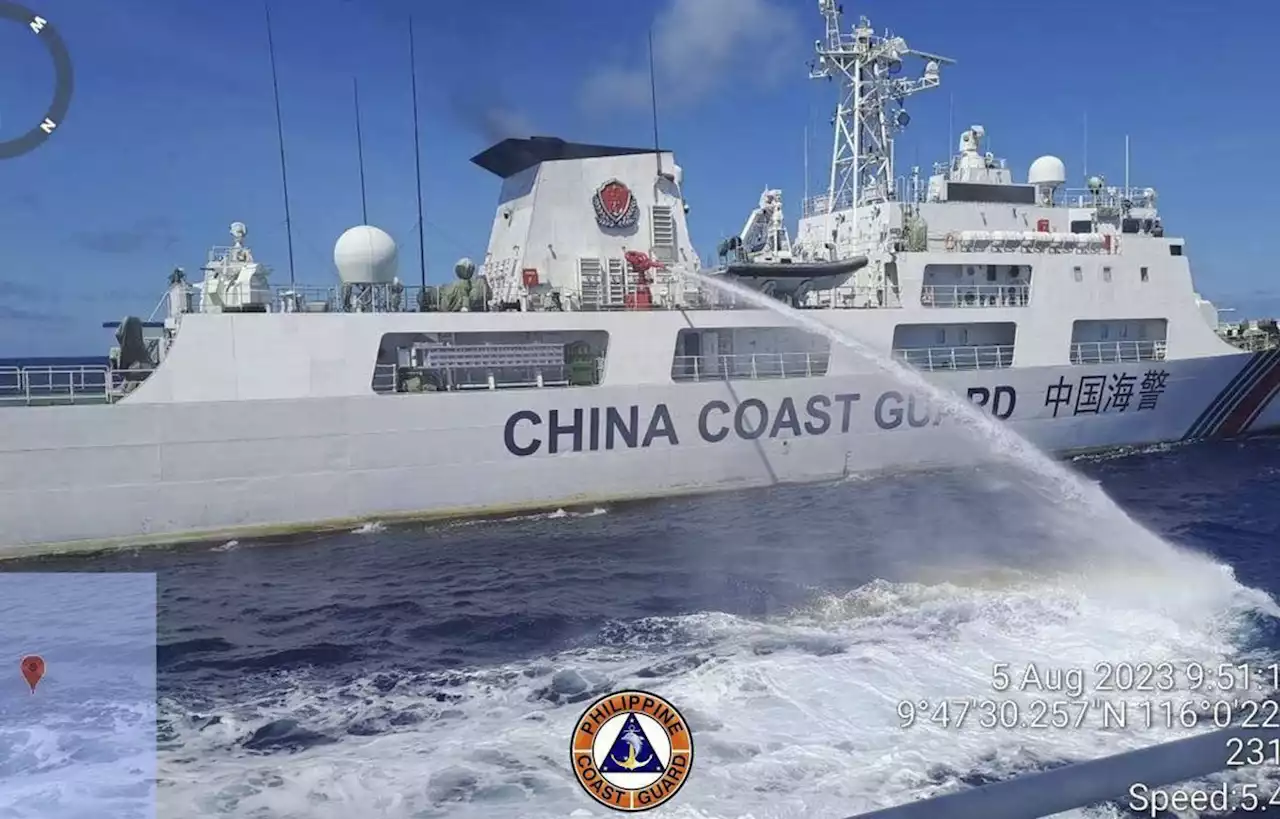 La Chine accusée d’avoir tiré sur des navires philippins au canon à eau