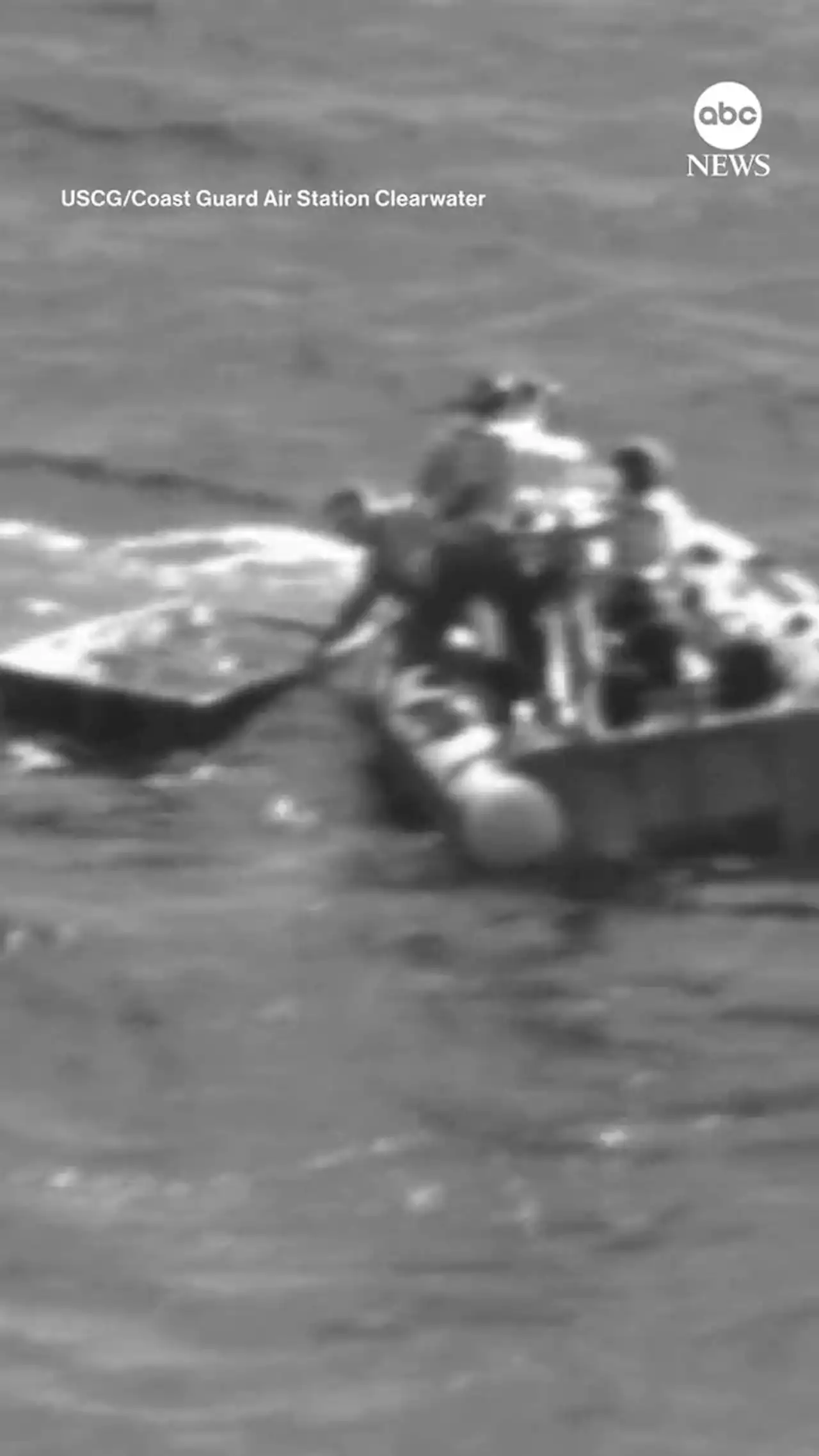 Man rescued from partially submerged jon boat after more than 24 hours out at sea