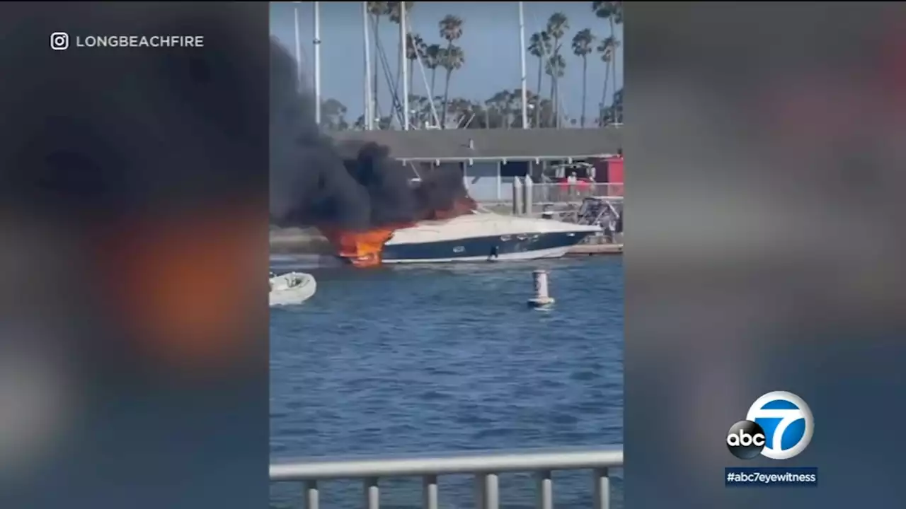 Boat fire Long Beach: 2 killed, 3 injured after powerful blast heard in California