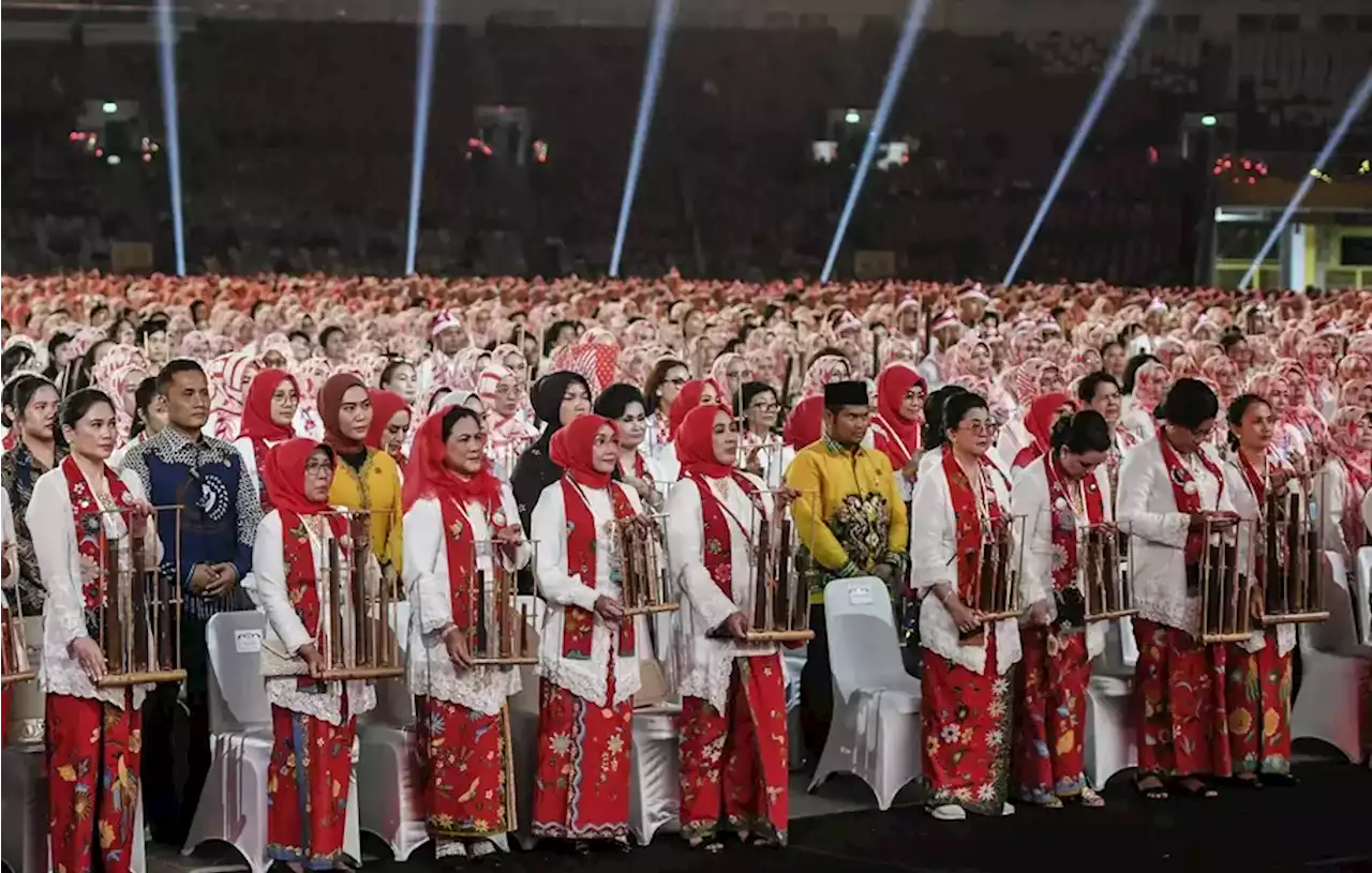 Rekor Dunia Main Angklung 2023, Jumlah Pemain 3 Kali Lipat dari Rekor Sebelumnya