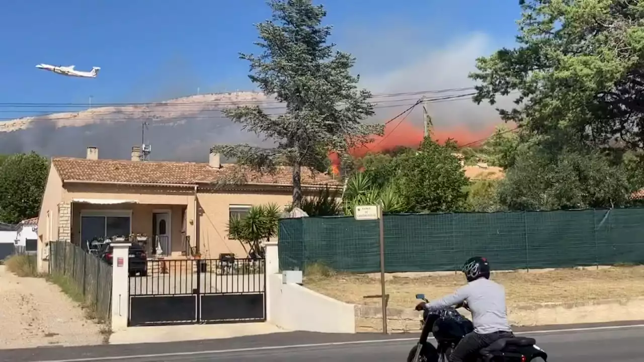 Incendie à Rognac: six hectares parcourus par les flammes, le feu 'maîtrisé'