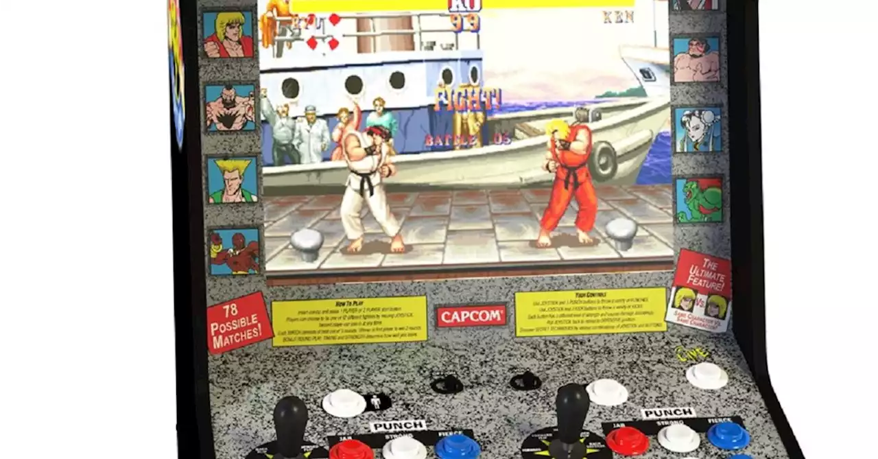 Arcade1Up Reveals Street Fighter II: CE HS-5 Deluxe Arcade Machine