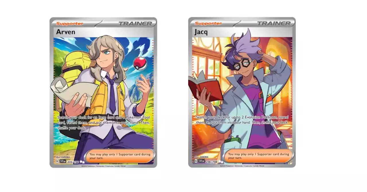 The Cards Of Pokémon TCG: Scarlet & Violet Part 55: Arven & Jacq