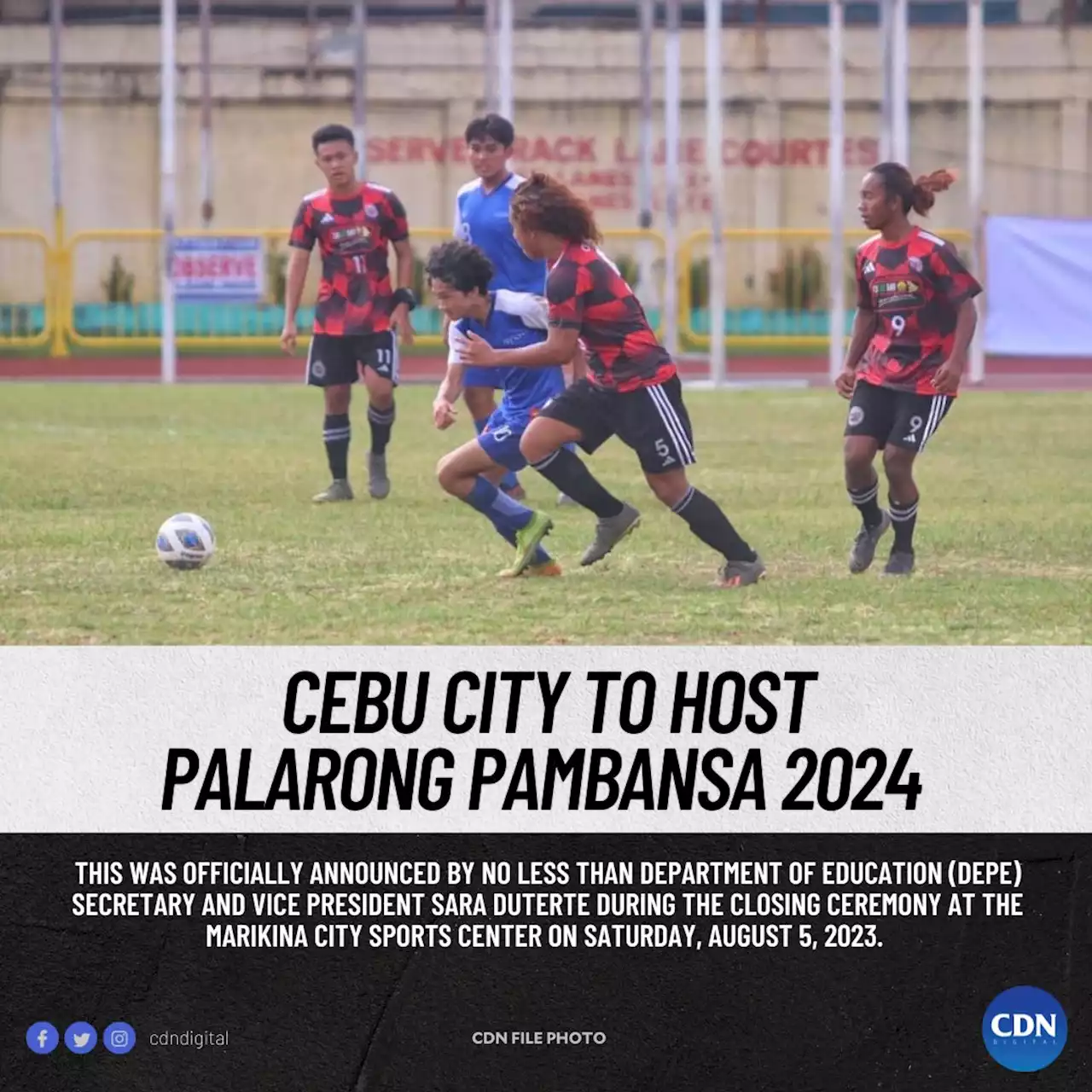 Cebu City is host of Palarong Pambansa 2024