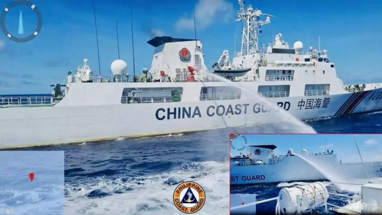 Philippines accuses China Coast Guard of firing water cannon at its boats