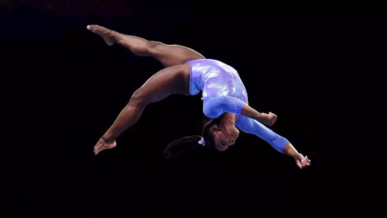 Simone Biles wins her first competitive gymnastics event since 2021, qualifies for US national championships | CNN