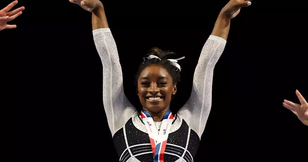 Después de dos años, Simone Biles volvió con todo