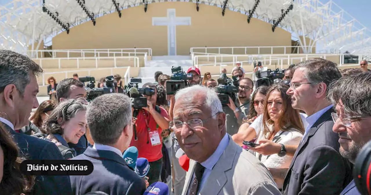 JMJ. Costa destaca organização e remete balanço económico para mais tarde