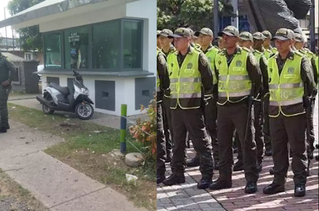 Video: explosión por granada en CAI de Policía y cerca de parque con niños en Cali