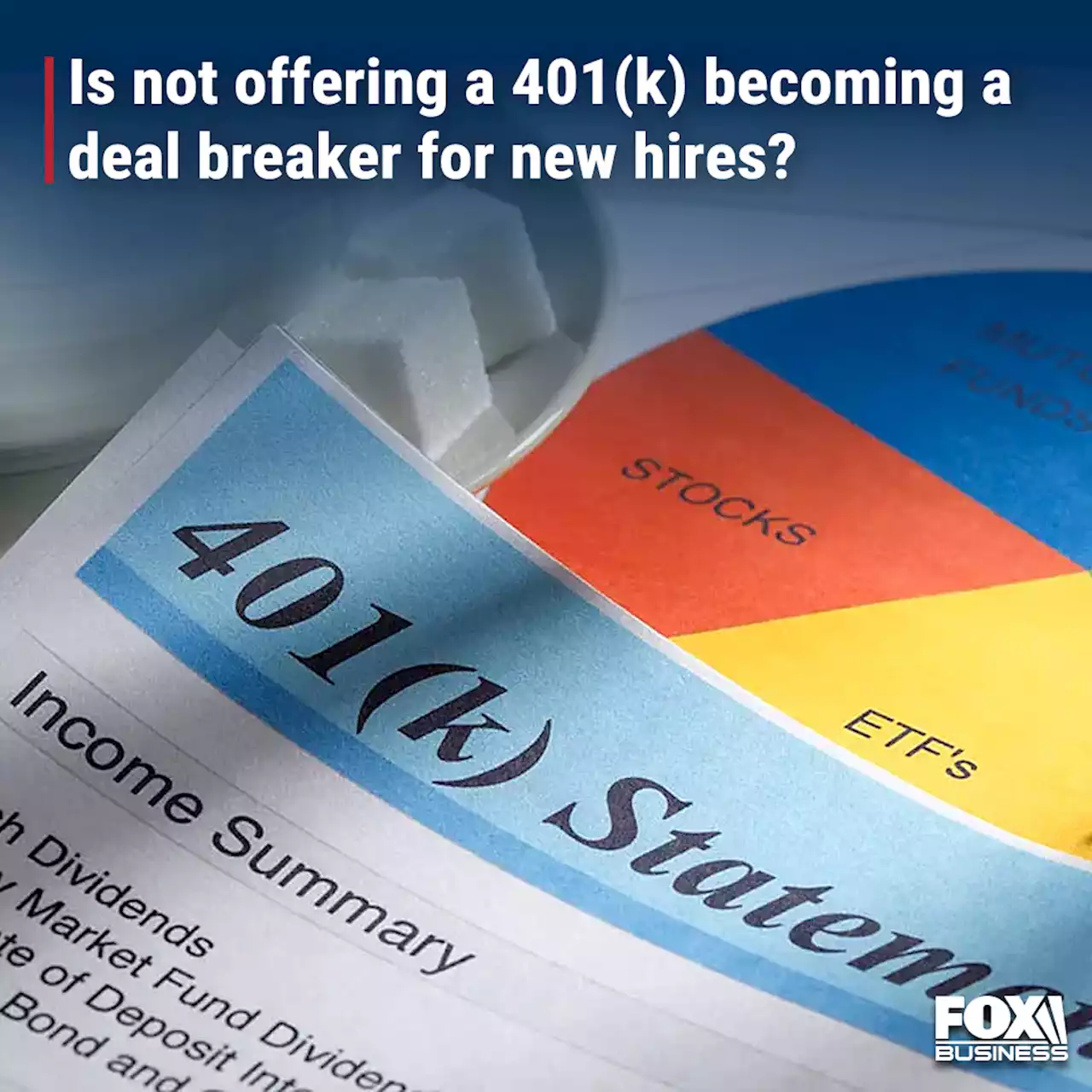 Is not having a 401(k) as a benefit becoming a deal breaker for new hires?