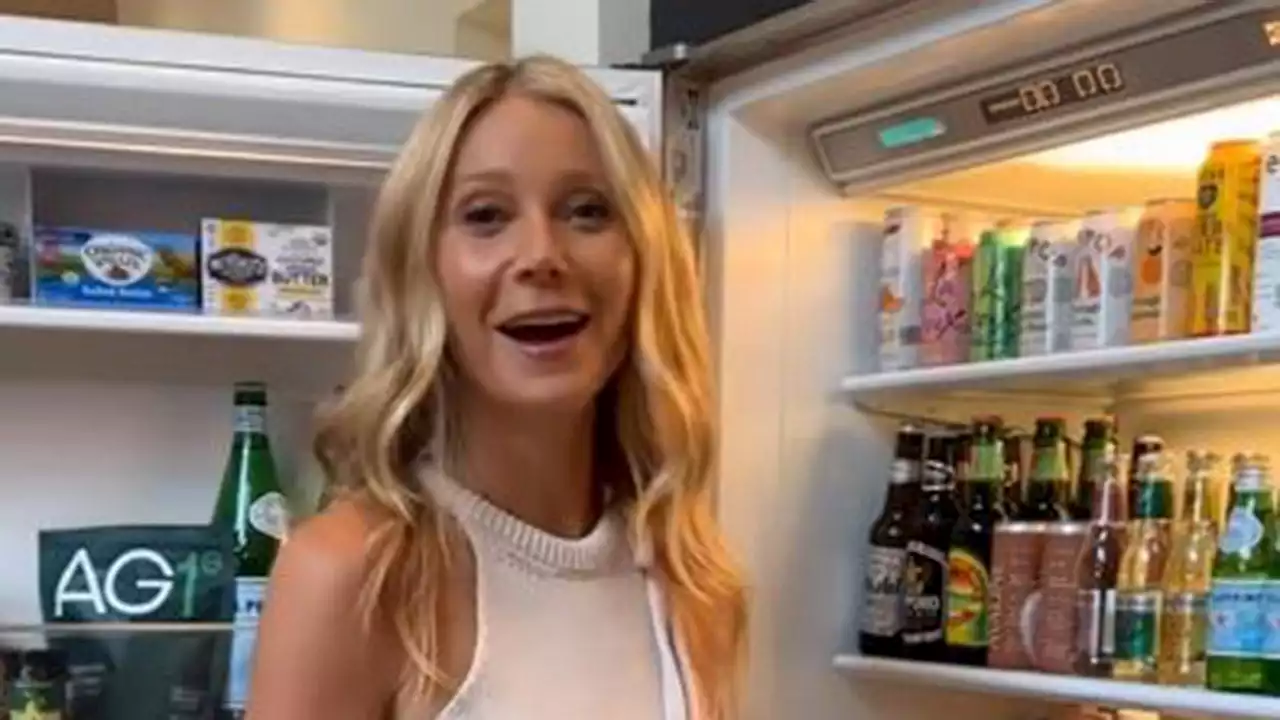 Gwyneth Paltrow, who has been accused of promoting ‘starvation diet,’ shows lotions, milk in fridge