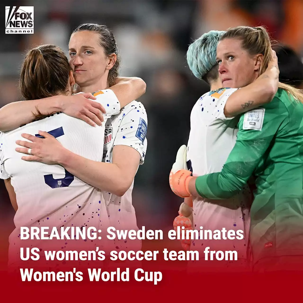 Sweden stuns USWNT in penalties; defending Women's World Cup champs eliminated