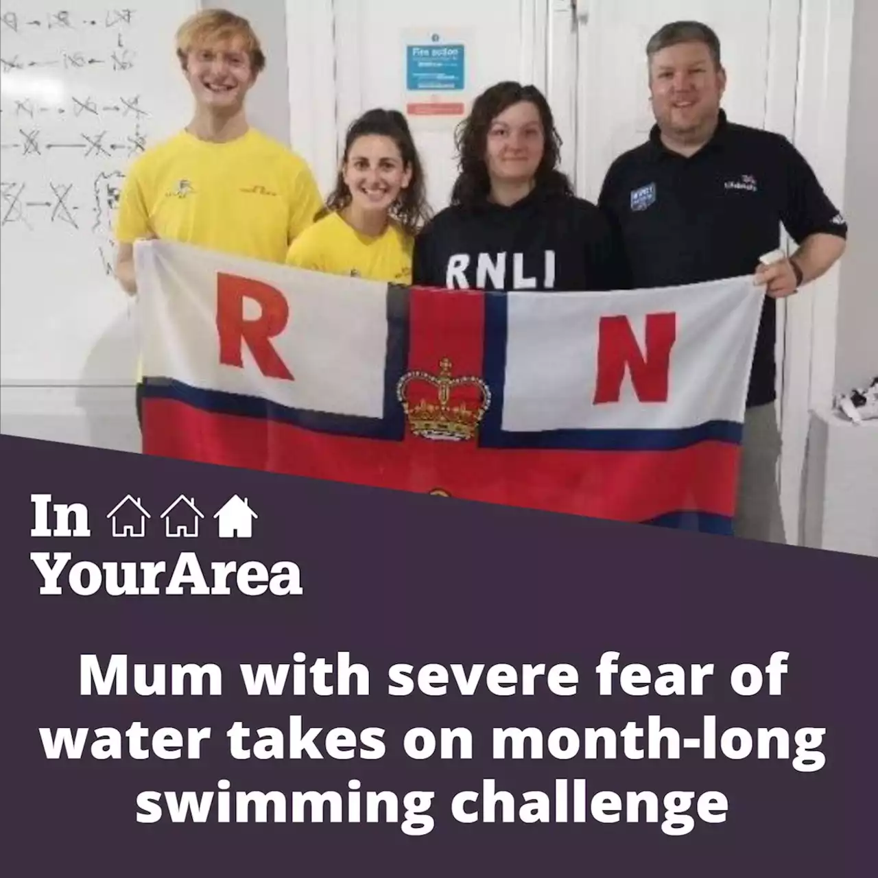 I was terrified of water but took on a month-long swimathon