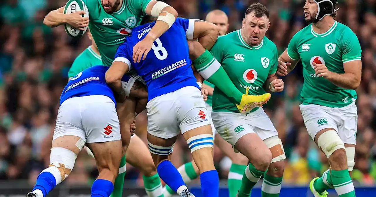 LIVE Ireland 33 Italy 17