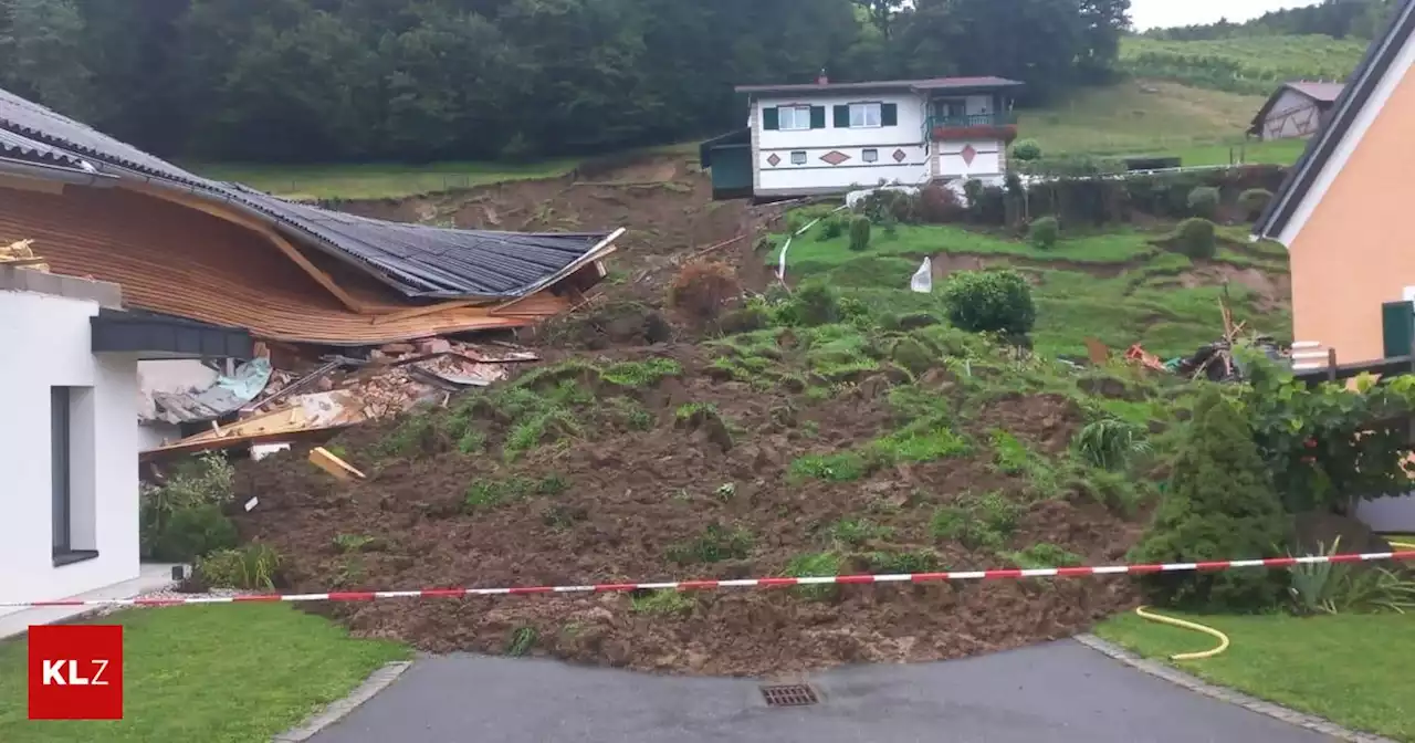 Unwetter in der Steiermark: Mure in St. Johann im Saggautal, Pegel der Mur &quot;ist am Anschlag&quot;